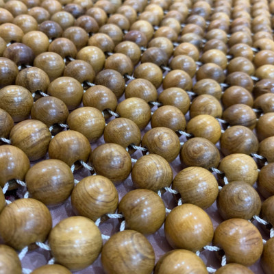 Đệm Lót Ghế Xe Ô Tô Hạt Gỗ Bách Xanh Cao Cấp ( video , hình thật )