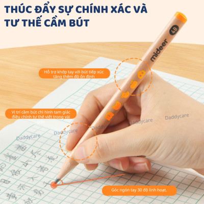 Bộ gọt bút Chì tự động kèm tẩy Cao Cấp Mideer Artist Electric Stationery, đồ dùng học tập cho bé