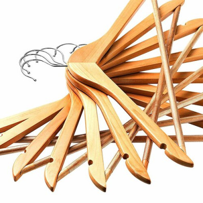 Bộ 10 móc gỗ tam giác thanh ngang cao cấp