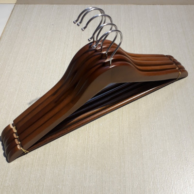 Combo Bộ 10 -  20 Móc Áo Gỗ Tam Giác  Màu Nâu Cao Cấp