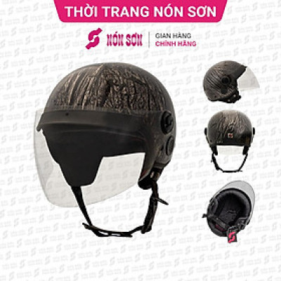Mũ bảo hiểm 3/4 lỗ thông gió phiên bản mới NÓN SƠN chính hãng MT-ĐN109