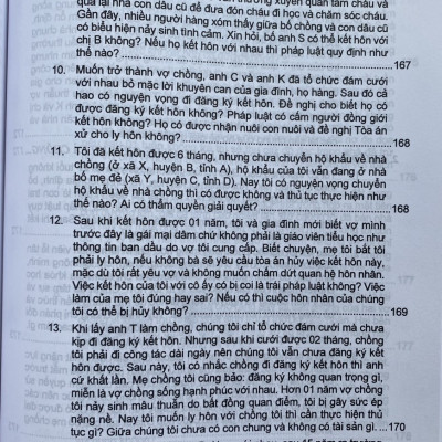 Luật Hôn nhân và gia đình - Luật phòng, chống bạo lực gia đình và 166 tình huống giải đáp pháp luật về hôn nhân gia đình 
