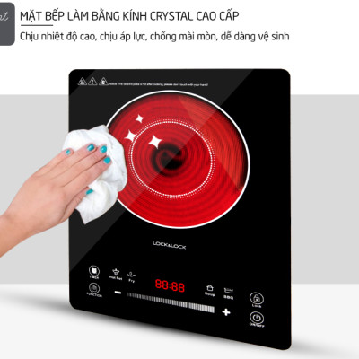 Bếp Hồng Ngoại Lock&Lock EJI421 (2000W) - Hàng Chính Hãng