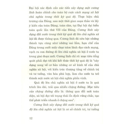 Sách - Các Cương Lĩnh Cách Mạng Của Đảng Cộng Sản Việt Nam - NXB Chính Trị Quốc Gia