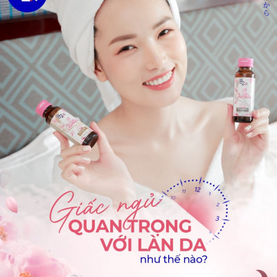 82X Combo 2 chai Nước uống Placenta Shiharu làm đẹp da đến từ Nhật Bản 50ml/lọ.