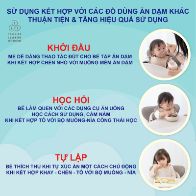 Đồ dùng ăn dặm RICHELL Nhật chất liệu Platinum Silicone | Baby