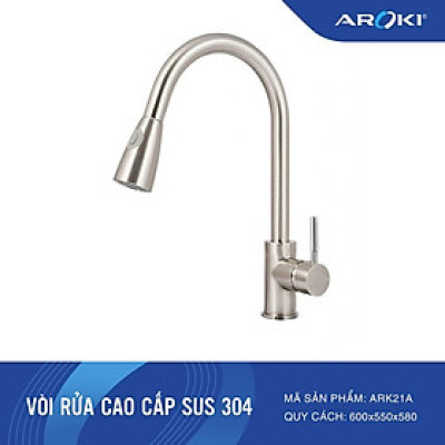 VÒI RỬA CAO CẤP SUS 304 ARK21B bảo hành vĩnh viễn có thợ lắp đặt