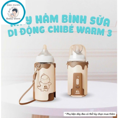 MÁY HÂM BÌNH SỮA DI ĐỘNG CHIBÉ WARM 3 CB021 Không Cần Cắm Điện