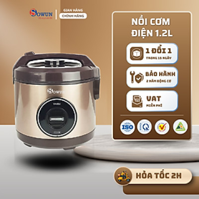 Nồi cơm điện 1.2 Lít Sowun SW 637 - Hàng chính hãng