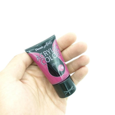 Tuýp Màu Acrylic Pentel WA2-T66 - Pink