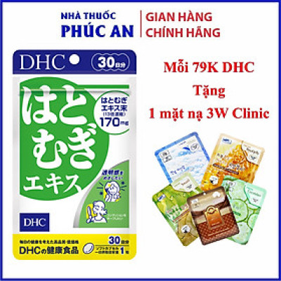 Viên uống trắng da DHC Nhật Bản Adlay Extract 30 ngày - 30 viên