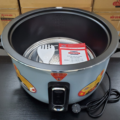 Nồi cơm điện công nghiệp 8.5L Ladomax có vỉ inox chống nấu cơm cháy, dùng cho quán cơm, nhà xưởng, căn tin-Hàng chính hãng