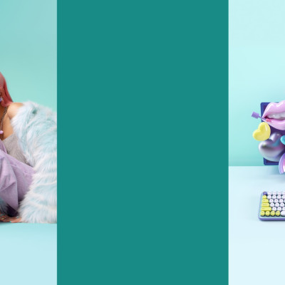 Bàn phím cơ không dây bluetooth | USB Logitech POP KEYS - với 8 phím emoji có thể điều chỉnh, switch tactile, kết nối 3 thiết bị - Hàng chính hãng