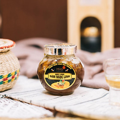 Sâm Ngọc Linh thái lát ngâm mật ong