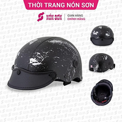 ƯU ĐÃI - Mũ bảo hiểm lỗ thông gió phiên bản mới NÓN SƠN chính hãng MP-ĐN093