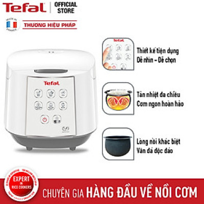 Nồi cơm điện tử Tefal- 1.8L - Thương hiệu Pháp - RK733168 - Hàng chính hãng