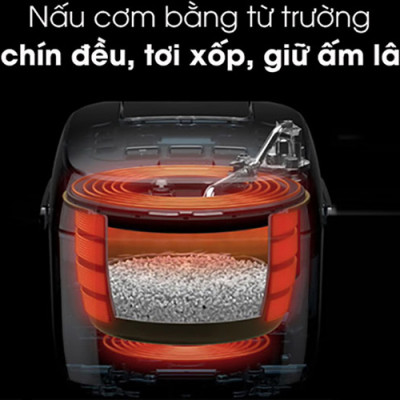 Nồi cơm cao tần Toshiba RC-18IX1PV (1.8 Lít) - Hàng Chính Hãng