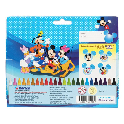 Bút Sáp Màu Thiên Long CR-C030/MI (24 Màu)