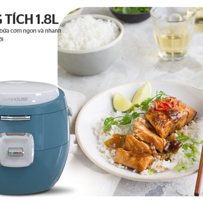 Nồi cơm điện 1.8L SUNHOUSE SHD8662 - Hàng chính hãng