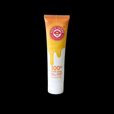 Mật ong rừng Hoa Miền Núi dạng tuýp tiện dụng 130g - 100% mật ong chín Honimore