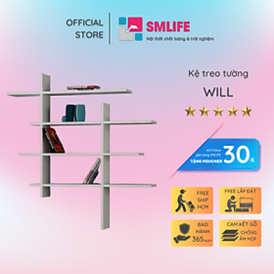 Kệ trang trí kệ để sách gia đình SMLIFE Will
