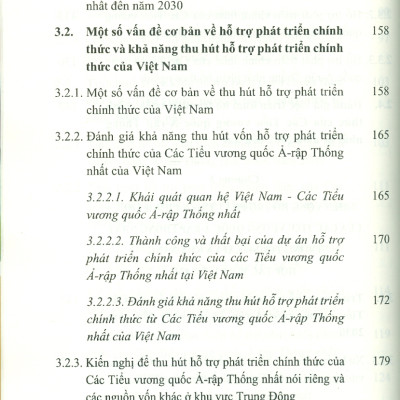 Hỗ Trợ Phát Triển Chính Thức Của Các Tiểu Vương Quốc Ả-Rập Thống Nhất Và Khả Năng Hợp Tác Với Việt Nam (Sách chuyên khảo) - Đỗ Đức Hiệp (Chủ biên)