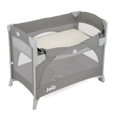 Giường cũi trẻ em Joie Kubbie Sleep Foggy Gray