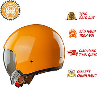 Mũ bảo hiểm 3/4 size L Royal M139 vàng - Hàng chính hãng