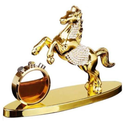 Tượng Phong Thuỷ Ngựa Vàng Đính Đá Cao Cấp - Tượng Mã Đáo Thành Công Trang Trí Bàn Làm Việc, Ô Tô 