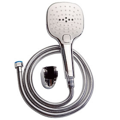 Bộ tay dây sen cao cấp 5 chế độ chảy chất liệu nhựa ABS mạ Chrome Eurolife EL-122SH