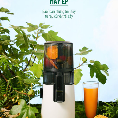 Máy Ép Chậm Hurom H410 - Mẫu 2024 - Bảo Hành động cơ 10 năm - Hàng chính hãng