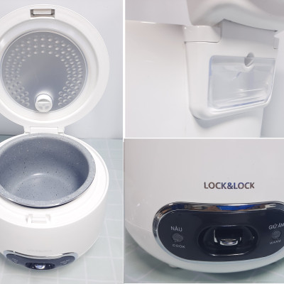 Nồi Cơm Điện Mini Lock&Lock EJR426 Dung Tích 0.8 lít (Hàng chính hãng)