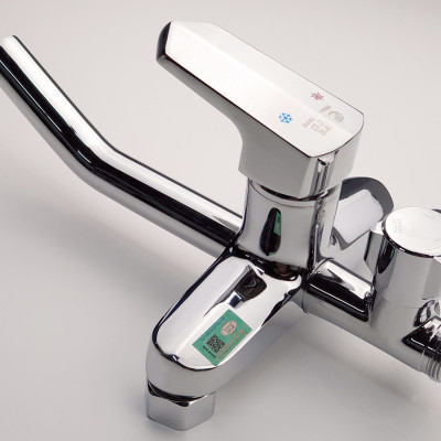 Cây sen nóng lạnh Đồng mạ Chrome Eurolife EL-S924 (Trắng bạc)