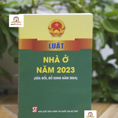 Combo 3 Cuốn Luật Đất đai, Luật Nhà ở, Luật Kinh doanh bất động sản (sửa đổi, bổ sung năm 2024, hiệu lực 1.8.2024)