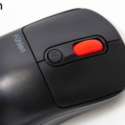 Chuột không dây Fuhlen M08s siêu bền, DPI 1600, bảo hành hãng Ninza 24 tháng, Tặng kèm pin- Hàng chính hãng