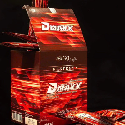 DMAXX thức uống bổ sung vitamin năng lượng không đường DAMODE 1 gói dùng thử màu đỏ