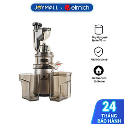 Máy ép chậm trái cây ELMICH EDA-0860, Hàng chính hãng, Ống ép được quả lớn, Xay ép êm ái - JoyMall