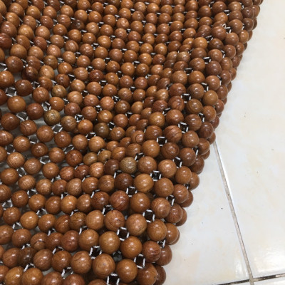 Chiếu Hạt Gỗ Hương Cao Cấp - Kích Thước 1,8mx2m hạt 1.2cm ( video , hình thật )