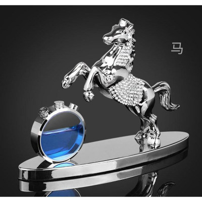 Tượng Phong Thuỷ Ngựa Vàng Đính Đá Cao Cấp - Tượng Mã Đáo Thành Công Trang Trí Bàn Làm Việc, Ô Tô 