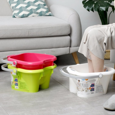 Chậu ngâm chân thư giãn (Foot Massage) Inomata Relax Ashiyu 13L - Hàng nội địa Nhật Bản |#Made in Japan| |#Nhập khẩu chính hãng| |#Mẫu Mới|