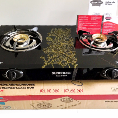 BẾP GA DƯƠNG KÍNH SUNHOUSE SHB2106 - Hàng Chính Hãng