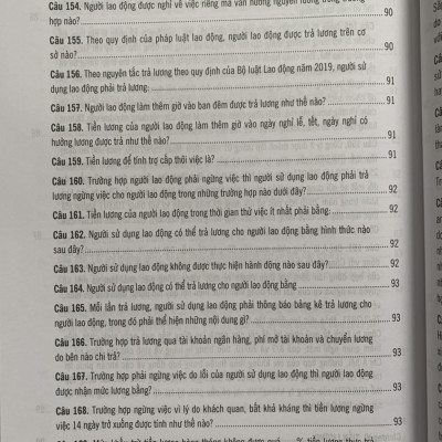 500 Câu hỏi và tình huống giải quyết các vướng mắc tranh chấp lao động