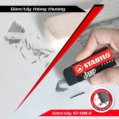 Gôm STABILO Exam Grade - Viên trung, màu ngẫu nhiên (ER191G)