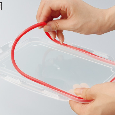 Combo 02 hộp thực phẩm vuông  inomata 700ml hàng nội địa Nhật Bản