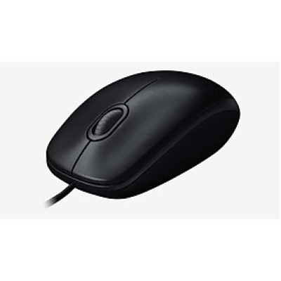 Chuột dây Logitech B100- Đen- Hàng chính hãng