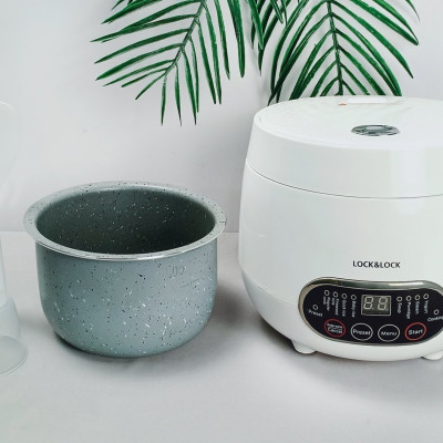 Nồi Cơm Điện Mini đa năng 0.8 lít Lock&Lock EJR326 - Hàng chính hãng