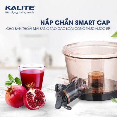 Máy Ép Chậm Cao Cấp Kalite KL-565 Tiêu Chuẩn Châu Âu Dung Tích Công Suất 240 W - Hàng Chính Hãng