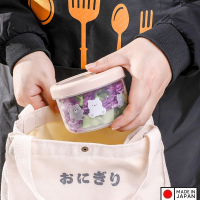 Set 02 hộp đựng thực phẩm Nakaya Pot Bear 160ml - Hàng nội địa Nhật Bản nhập khẩu chính hãng