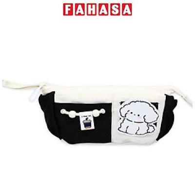 Bóp Viết Vải Cún - Shunde 8140 - Màu Đen