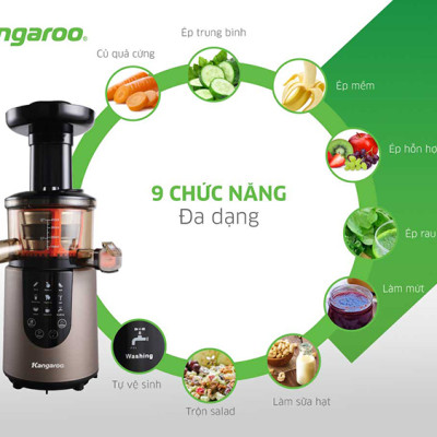 Máy Ép Chậm Kangaroo KG180SJD (180W) - Hàng Chính Hãng